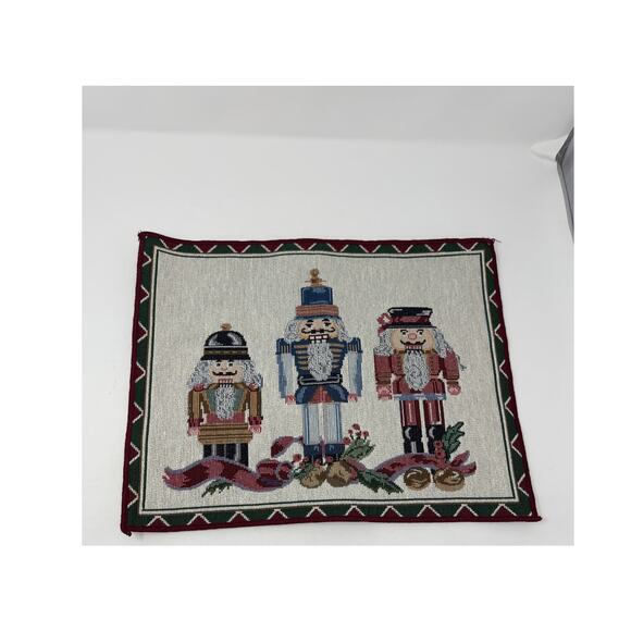 Nutcracker Christmas Placemat Vintage Style 16.5 x 13 Made in USA Holiday Decor - Picture 6 of 9